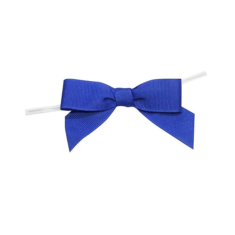 JAM Paper Ribbon Bows, Royal Blue, 100/Pack (52640349272) image 1