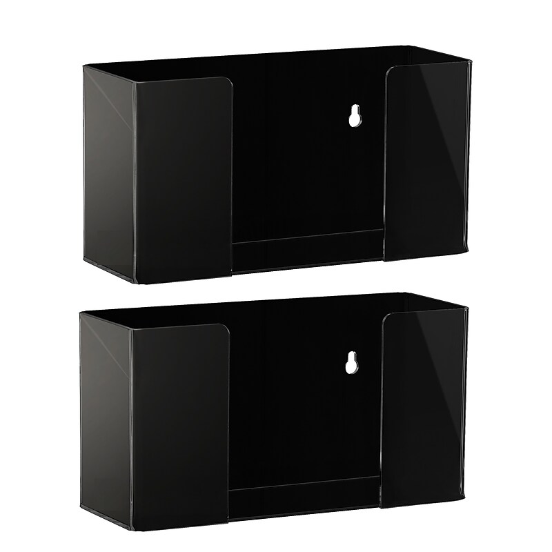 Viva Comfort Glove Dispenser, Black, 2/Pack (ADI902-01-BLK-MK-2PK) image 1