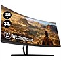 Westinghouse BX6230 34" Curved 180 Hz LED Gaming Monitor, Black (WC34BX6230)~#|#~DBA2A4B7-C034-4944-8ADBBC33DE2A0574_sc7
