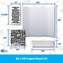 Flipside Corrugated Project Board Kit, 36" x 48", White, 10/Carton (30832-10)~#|#~DBAAD0D7-57B9-4861-A6DB95695EE63879_sc7