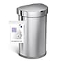 simplehuman Code J 8-12 Gallon Trash Bag, 6.5" x 8.9", Low Density, 1.3 mil, White, 240 Bags/Box (CW0259)~#|#~DBACDB9F-8B55-4D20-9ACC89441E6A6409_sc7