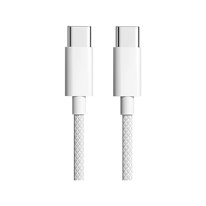 3D Luxe Cool Cables USB Type-C to USB Type-C Charging Cable, 3 ft., Gray (CC-WHITE) image 1