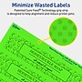 Avery Laser/Inkjet Multipurpose Rectangle Labels, 1.5" x 7.5", Neon Green, 100/Pack (94231)~#|#~DBB2CF3A-8909-4896-ACB80CC158800AEA_sc7