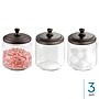iDESIGN Glass Desk Organizers, Clear/Bronze, 3 Piece (28318M3)~#|#~DBB60013-5A3D-4A03-AFC80A4A4798F473_sc7