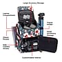 GOgroove Full-size DSLR Camera Backpack, Tropical (GGBCCBK100TRWS)~#|#~DBB83348-399C-4582-A6043F0318E75626_sc7