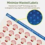 Avery Dissolvable Circle Multipurpose Labels, 1" Dia., Off-white, 240/Pack (94500)~#|#~DBBC2C3F-6C2F-4E17-952B24AAAED9B544_sc7
