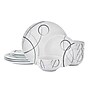 Studio Nova Porcelain Dinnerware Set, Circles, 12 Piece~#|#~DBBED8BD-4690-4FA5-B2C2D0C6A0CB1CD8_sc7