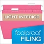 Pendaflex Hanging File Folder, 1-Tab, Letter, Pink, 10/Box (81609EE)~#|#~DBBF1EC4-31BD-4A7F-B946A2D8CDB3622B_sc7