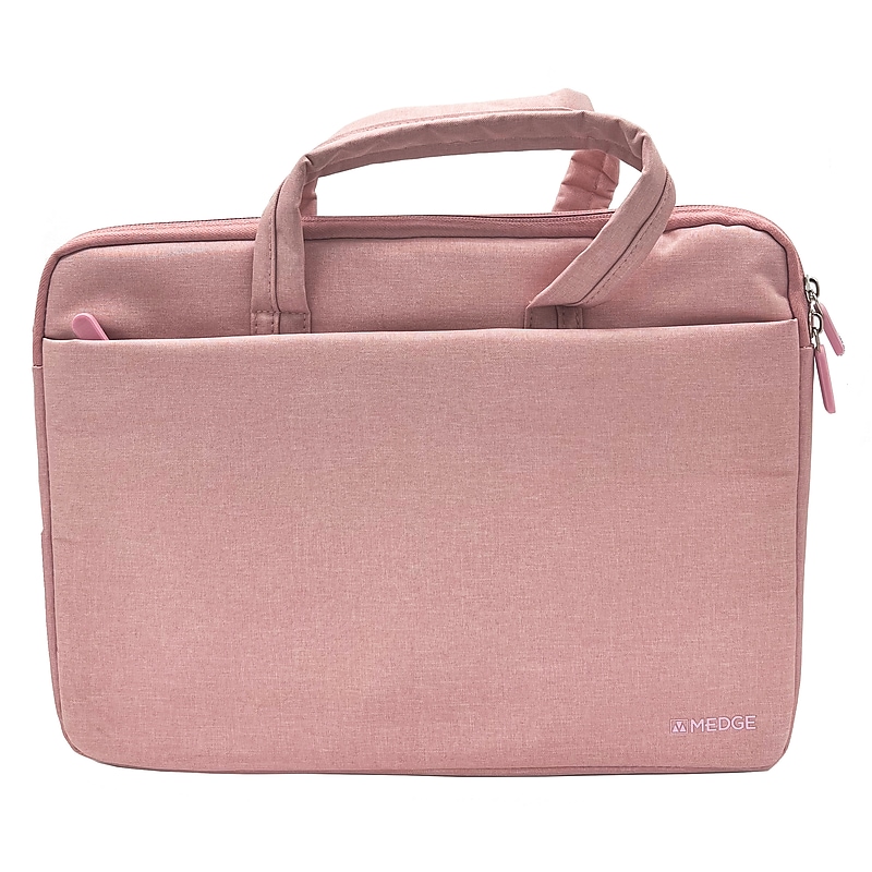 M-Edge Promenade 13" Nylon Laptop Bag, Pink (L13-PR-N-PK) image 1