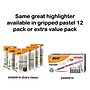 BIC Brite Liner Stick Highlighter, Chisel Tip, Assorted Colors, 24/Pack (BL241AST)~#|#~DBCBD5EC-55C5-45BB-A824F5D87D0BF6AF_sc7