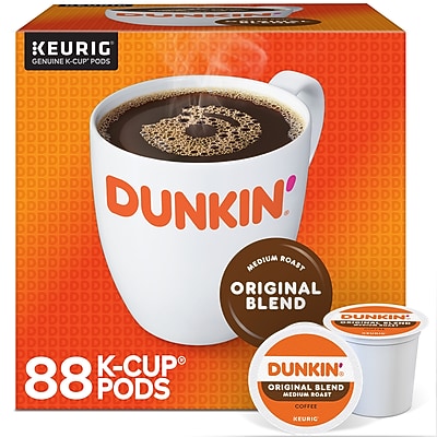 Dunkin’ Original Blend Coffee Keurig K-Cup Pods, Medium Roast, 88/Carton (400845) Sansujyuku sansujyuku.com