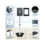Mount-It! Adjustable Anti-Theft iPad Tablet Floor Stand, Matte Black/Silver (MI-3783_G10)~#|#~DBCF94BA-5216-4F2C-8C2F472C4A2AF298_sc7