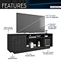 Techni Mobili Contemporary TV Stand, Screens Up to 70", Black (RTA-945TV-BK)~#|#~DBD27407-89DF-40F8-A3CD7046DF349416_sc7