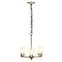 Lalia Home 3-Light 15" Classic Clear Glass and Metal Hanging LED Pendant Chandelier, Antique Brass (LHP-3012-AB)~#|#~DBDD10E6-CBF6-4B0A-8BBE5B98561066DF_sc7