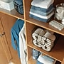Sauder Select 71"H Storage Armoire with 4 Shelves, 2-Drawers, Highland Oak (420063)~#|#~DBE13AEC-7022-4453-93109A39D5919741_sc7