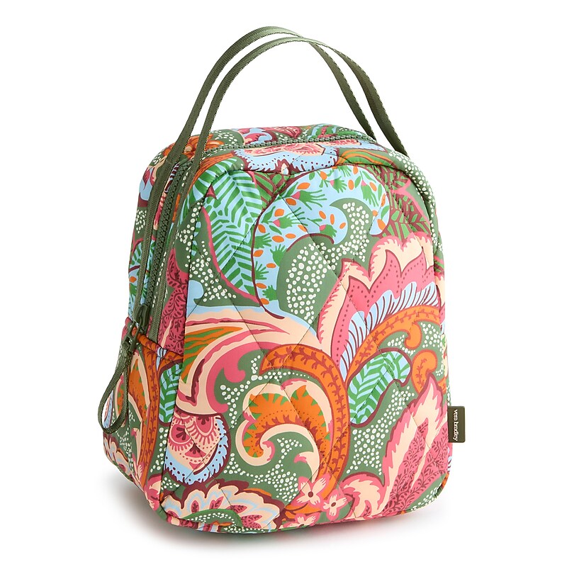 Vera Bradley Insulated Lunch Bag, Leaf Me Not Paisley (50509-22537) image 1