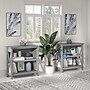 Bush Furniture Key West 30"H 2-Shelf Bookcase with Adjustable Shelf, Cape Cod Gray (KWB124CG-03)~#|#~DBE4683B-DBA8-4BB5-885472F73246BF5E_sc7
