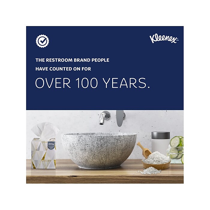 Kleenex Naturals Facial Tissue, 2-Ply, 90 Tissues/Box, 36 Boxes