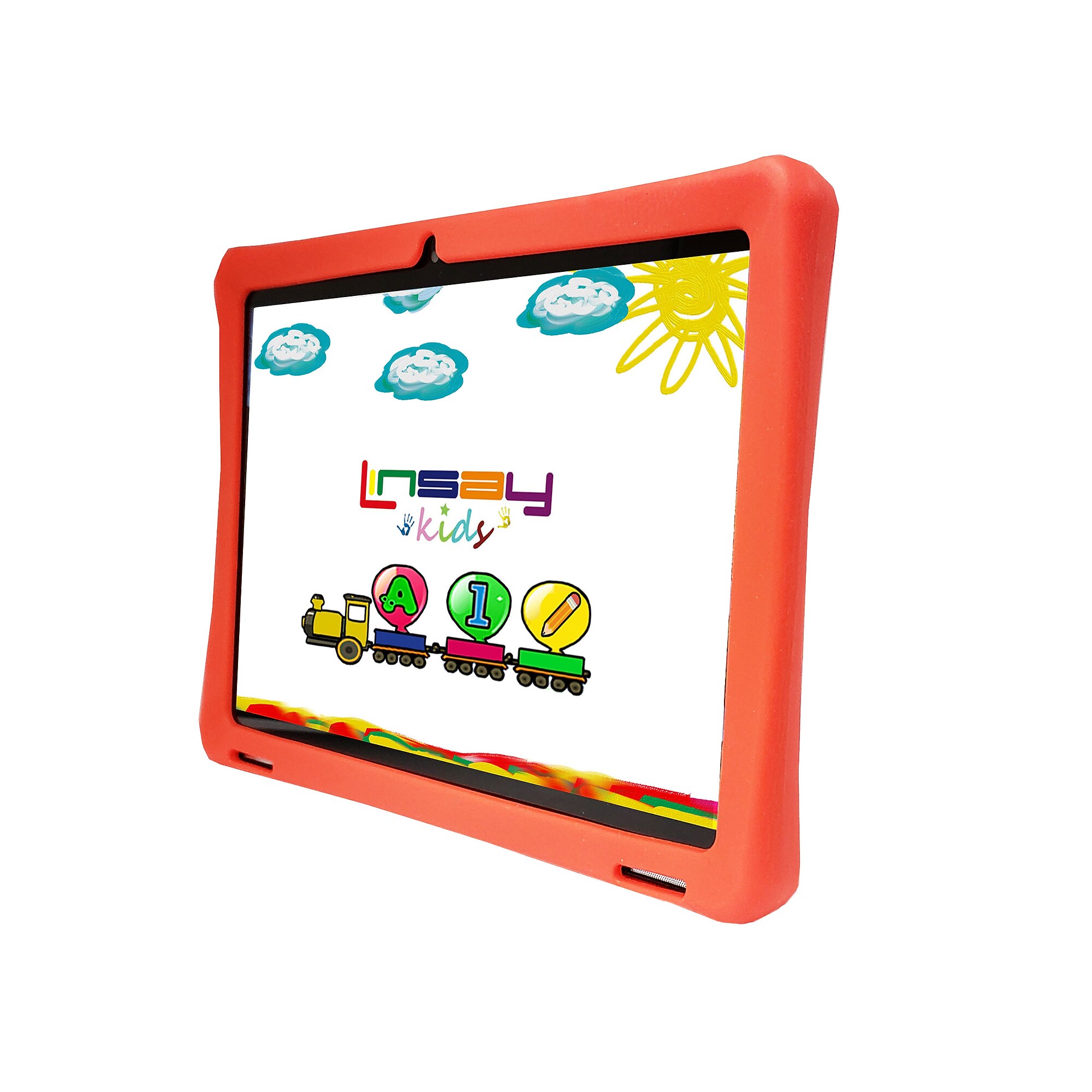 Linsay Octa Core 10.1″ Tablet, 128GB Storage, Android 15, Bundled with Red Kids Case, Backpack and Stylus Pen (F10IPGKIDSREBA) Sansujyuku sansujyuku.com