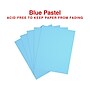 Staples Pastel 30% Recycled Color Copy Paper, 20 lbs., 8.5" x 11", Blue, 500/Ream (14786)~#|#~DBEF0664-4EF4-4147-BD57810FE902AE9F_sc7