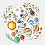 Ready2Learn Space Foam Stickers, Multicolored, 152/Pack (CTUCE10066)~#|#~DBF34C58-DE5B-4772-97DC5C35B23510FD_sc7