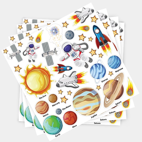 Ready2Learn Space Foam Stickers, Multicolored, 152/Pack (CTUCE10066)~#|#~DBF34C58-DE5B-4772-97DC5C35B23510FD_sc7