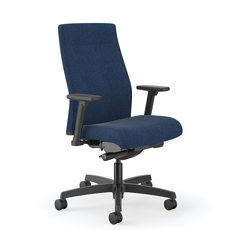 HON Ignition 2.0 Fabric Task Chair, Navy Pattern (HONI2U2AHAX13TK) image 1