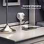 360 Electrical PowerBall 24W 3-Outlet 4-USB-A Port Braided Charging Hub, 6', Luna Gray (3E0780-WLG6NA)~#|#~DBFAC362-63DB-4113-A75416F1D2F090A6_sc7