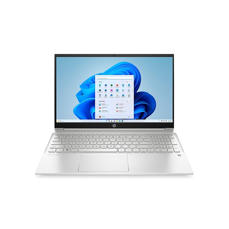 HP Pavilion 15.6" Laptop, Intel Core i5, 3.3 Ghz, 12GB RAM, 256GB SSD, 8.5 hours + Battery, Windows 11 (68T79UA#ABA) image 1
