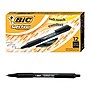 BIC Soft Feel Retractable Ballpoint Pens, Medium Point, 1.0mm, Black Ink, Dozen (SCSM11BLK)~#|#~DC0D5C64-297D-472D-8B301779D1E2EB0C_sc7