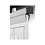 AdirOffice Hanging Clamp Document Holder, 30", Horizontal, Silver Aluminum, 12/Pack (ADI6036--2)~#|#~DC0DFA90-8766-45CA-878D532FB390459E_sc7