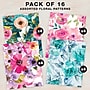 Global Printed Products Floral 3-Hole Punched 2 Pocket Presentation Folder, Assorted Colors, 16/Pack (GPP-0100-A)~#|#~DC0E1B1C-78C3-4D76-90B246C9BA34E65C_sc7