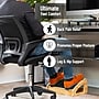 Mind Reader Adjustable Wooden Foot Rest with Anti-Slip Surface, 3 Height Levels, Brown (WOODREST-BRN)~#|#~DC126300-9846-4FC2-A448CDB38A633F60_sc7