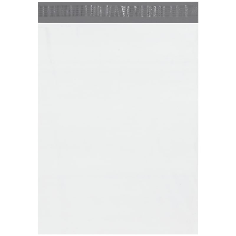 14.5" x 19" Self-Sealing Poly Mailer, White, 500/Carton (B861) image 1