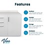 Viva Comfort 36'' H x 36" W Exam Room Medical Cabinet and 36" W Wall Cabinet, 3 Drawers, Gray (90236NS-GRY-WAL)~#|#~DC20FCA5-5EE6-4729-B7CA4C5E935FE1CF_sc7
