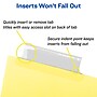 WorkSaver Insertable Tab Index Dividers, 8-Tab, 8-1/2 x 11, Clear, 24 Sets/Box~#|#~sp58981489_sc7