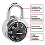 Master Lock Combination Padlock, 24/Carton (1500D)~#|#~DC21E527-C20C-42D3-80AC6FD727EB8C86_sc7