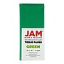 JAM Paper 20" x 26" Tissue Paper, Green, 10 Sheets/Pack (1152352)~#|#~DC22E2C9-8573-4BF8-BCF7BF91147B9F0F_sc7