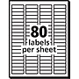 Avery EcoFriendly Laser/Inkjet Return Address Labels, 1/2" x 1-3/4", White, 8,000 Labels/Pack (48467)~#|#~DC25B311-29FE-4424-9DD0018EBDA0E44D_sc7
