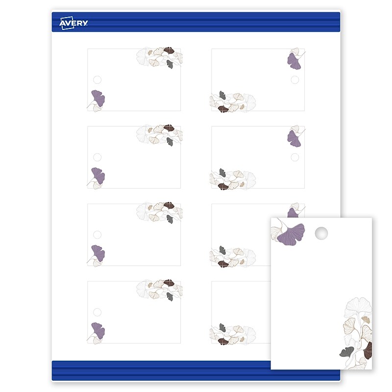 Avery  3" Blank Price & Merchandise Tags, White, 80/Carton (S00-F4C-PRMWT10) image 1