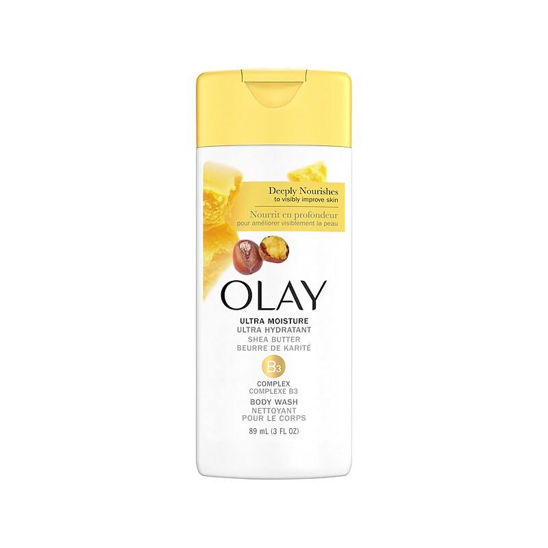 Olay Ultra Moisture Body Wash with Shea Butter, 3 Fl. Oz. (83046) image 1