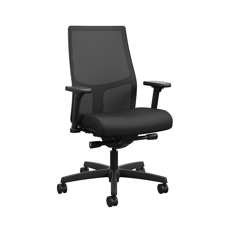 HON Ignition 2.0 Mesh Back Fabric Computer and Desk Chair, Black (HIWMMKD.Y2.A.H.IM.CU10.NL.SB.T) image 1