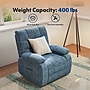 FlexiSpot Chenille Power Lift Recliner, Blue (XL6F-Cloud-BLU)~#|#~DC330F98-DCA7-4817-A6B9F9FD49E382B3_sc7