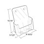 Azar Brochure Holder, 8.5" x 11", Vertical, Desktop/Wall, Clear Plastic, 2/Pack (252384)~#|#~DC3384F5-9149-453D-9E607C399EFB8854_sc7