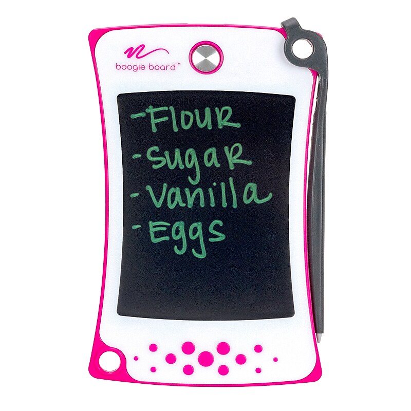 Boogie Board 4.5 LCD eWriter, Pink/White (JF0420002) image 1