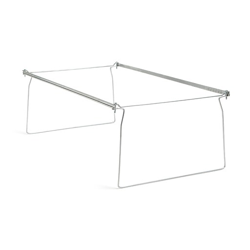 Smead Hanging File Folder Frames, Legal Size, Gray, 2/Box (64873) Staples