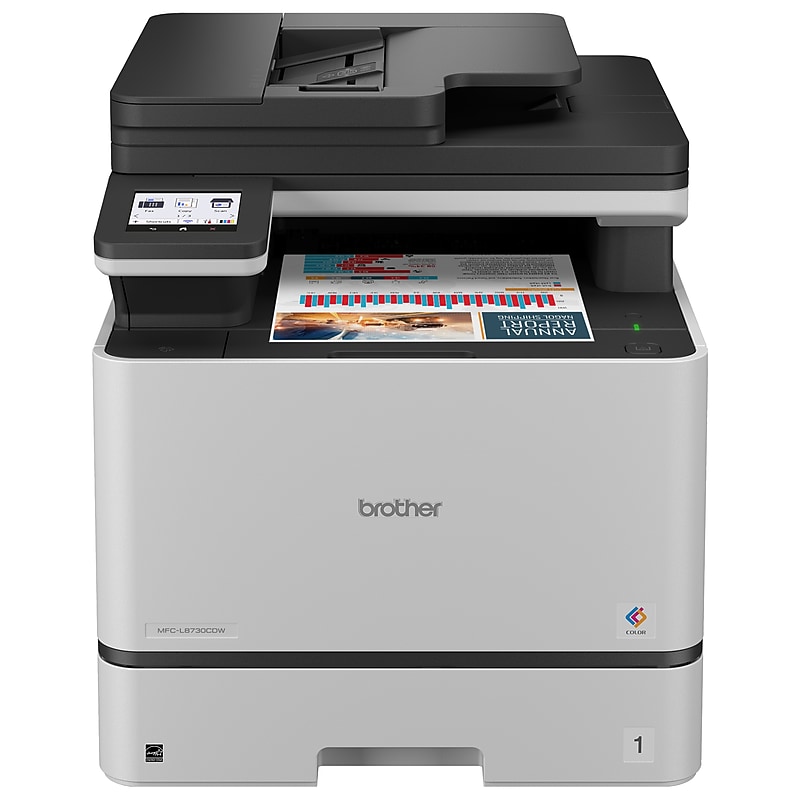 Brother MFC-L8730CDW Wireless Color All-In-One Laser Printer, Best for Business Office image 1