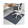 Anji Mountain Rug'd Beluga Carpet & Hard Floor Chair Mat, 36" x 48", Gray Polyester (AMB9029)~#|#~DC3BFB05-4D95-40F7-94FE1074DD7E8BCA_sc7