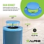 Alpine Industries 4460 Steel Mesh Outdoor Trash Can with Covered Top with Open Sides Lid, 36 Gallon, Blue (ALP4460-01-D)~#|#~DC3F84F3-5BC7-451A-AF0E58564E03A229_sc7