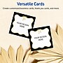 Avery Square Integrated Cards, Matte White, 100/Pack (19479370845)~#|#~DC4005F3-8B63-4061-868005CE12CED03C_sc7